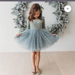 Beautiful dusty blue lace dress (multiple sizes)
